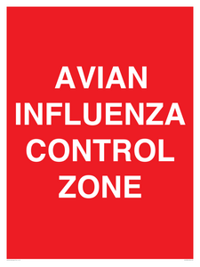 AVIAN INFLUENZA CONTROL ZONE